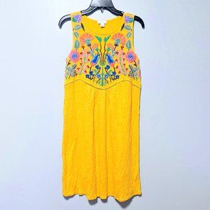 Sundance Sintra Dream Yellow Embroidered Dress